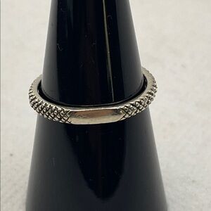 Barse Thailand 925 Sterling Silver Textured Ring